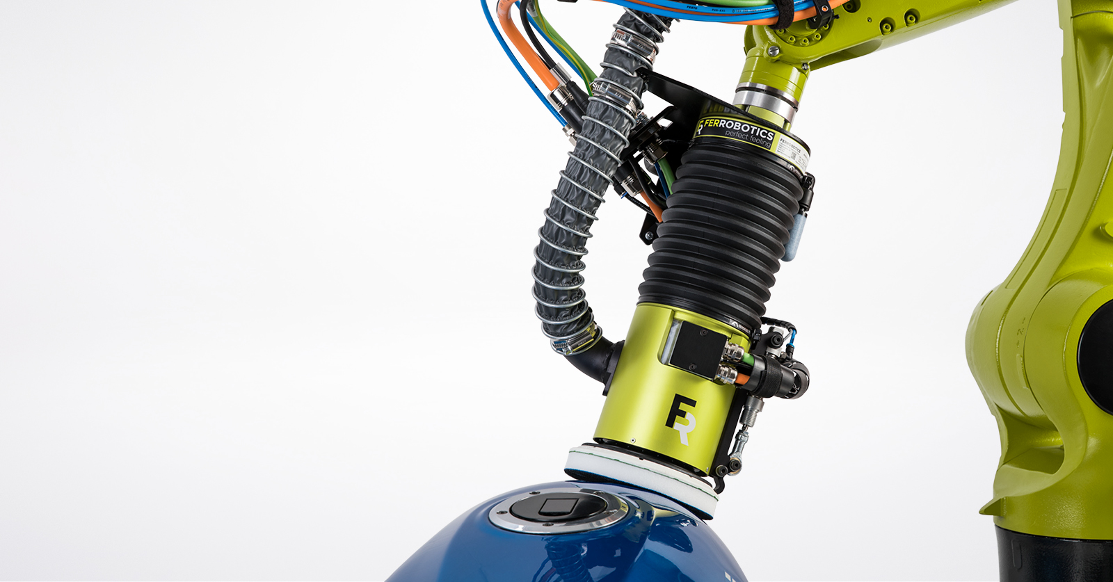 Systemintegrator FerRobotics Automatisierung automation robotic robotik schleifen sanding grinding polishing endeffektor