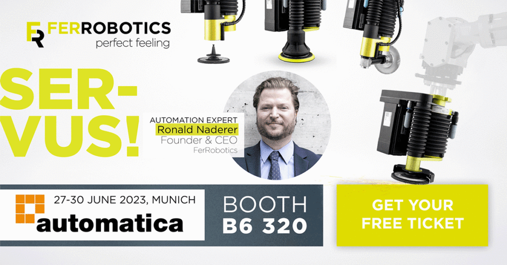 Automatica 2023 automated robotic surface finishing live demos